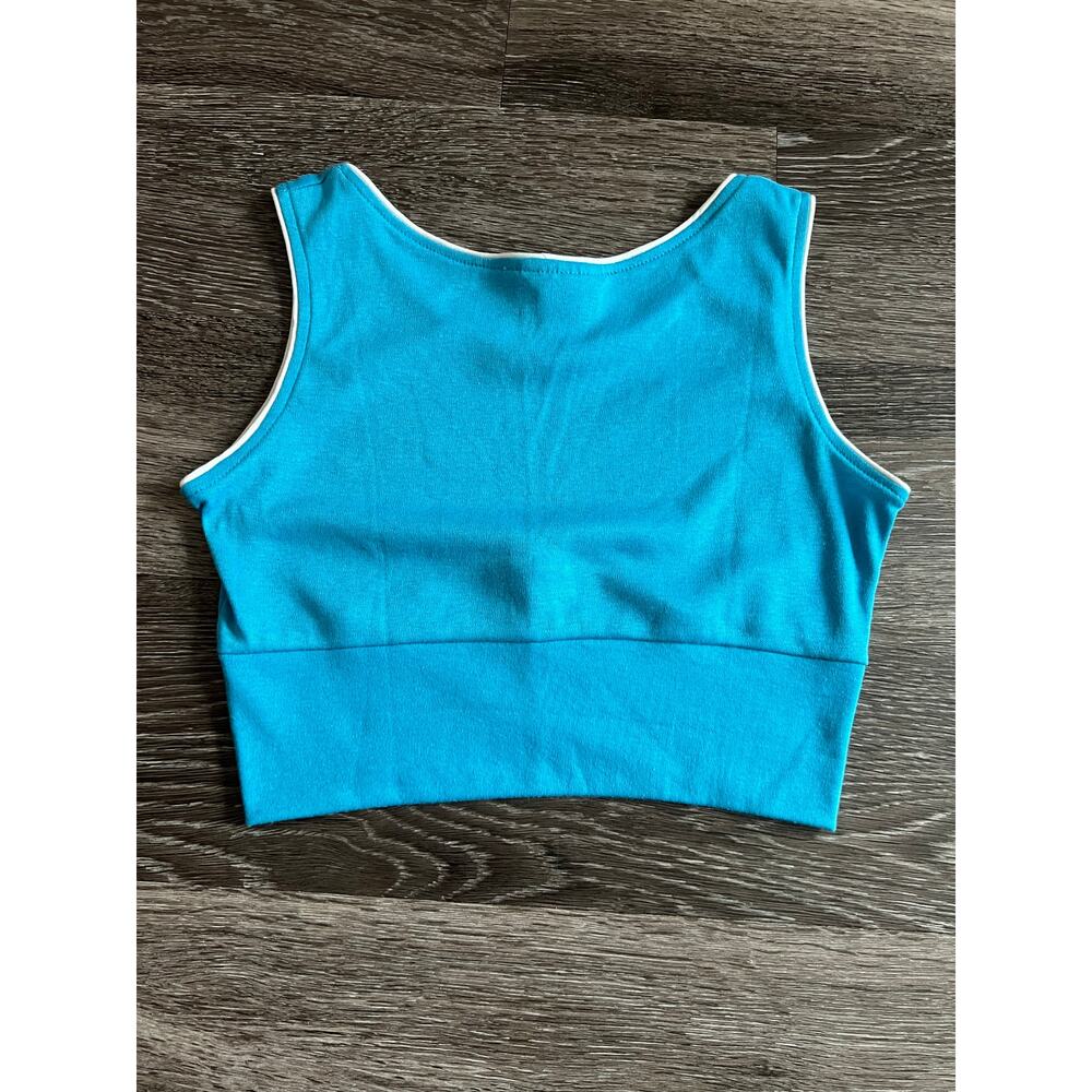 3/$21 Guess blue crop top women’s size small - Picture 2 of 5